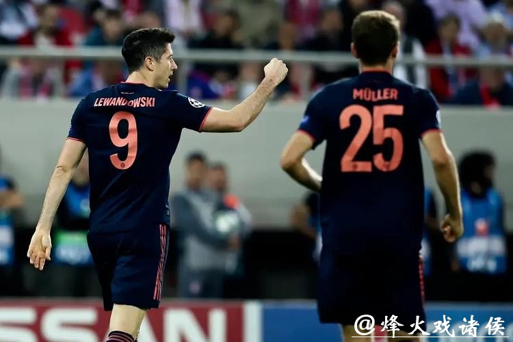 德甲-莱万+穆勒+蒂亚戈连场破门 拜仁客场3-1告捷 德甲-莱万+穆勒+蒂亚戈连场破门 拜仁客场3-1告捷